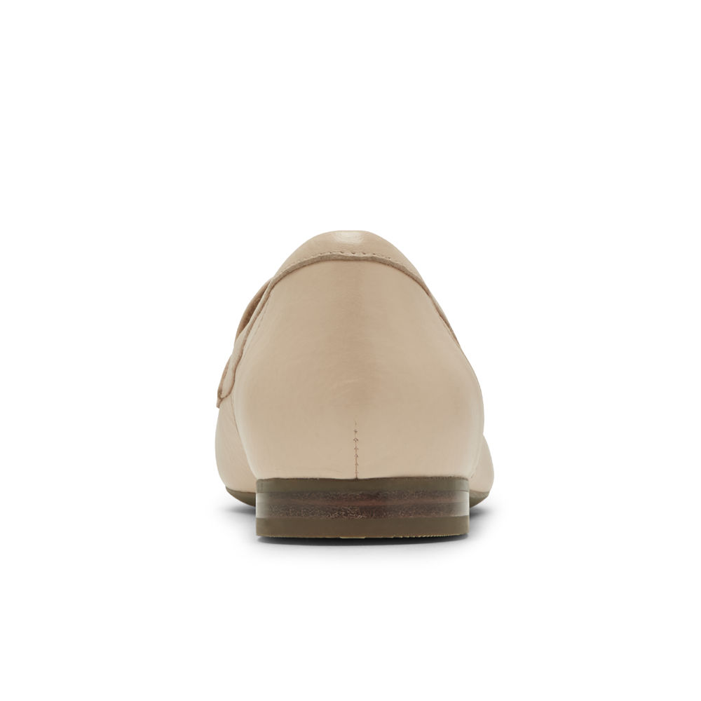 Mocasines Rockport Mujer Mexico - Total Motion Tavia Ring Beige - MGXUF2731